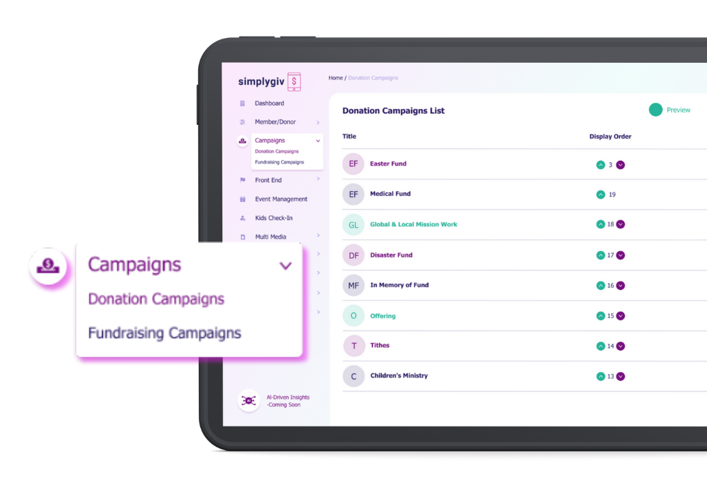 Giving Options Made Easy