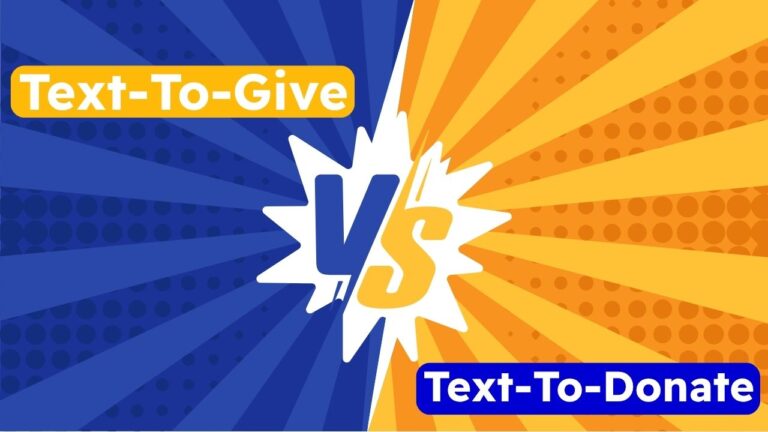 Text-to-give vs Text-to-donate