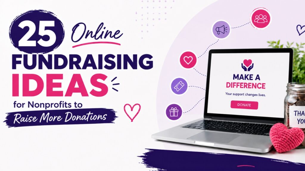 25 Online Fundraising Ideas for Nonprofits to Raise More Donations