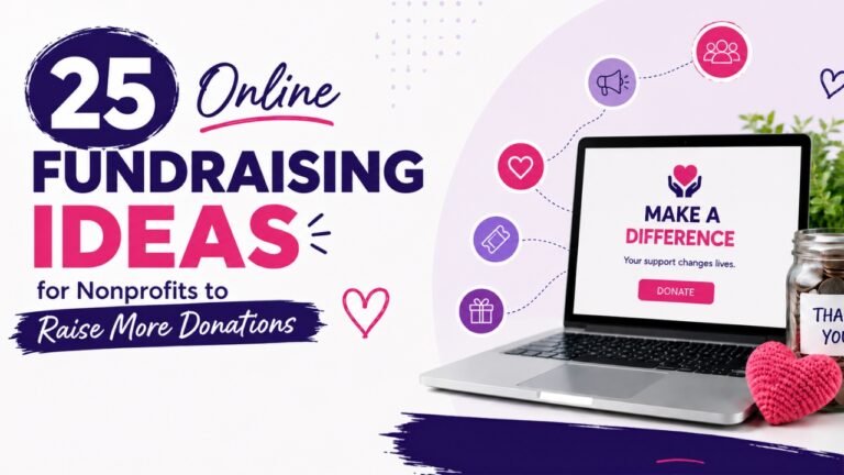 25 Online Fundraising Ideas for Nonprofits to Raise More Donations