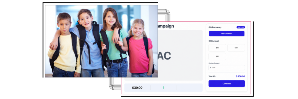 Embed Donation Forms Into Key Pages