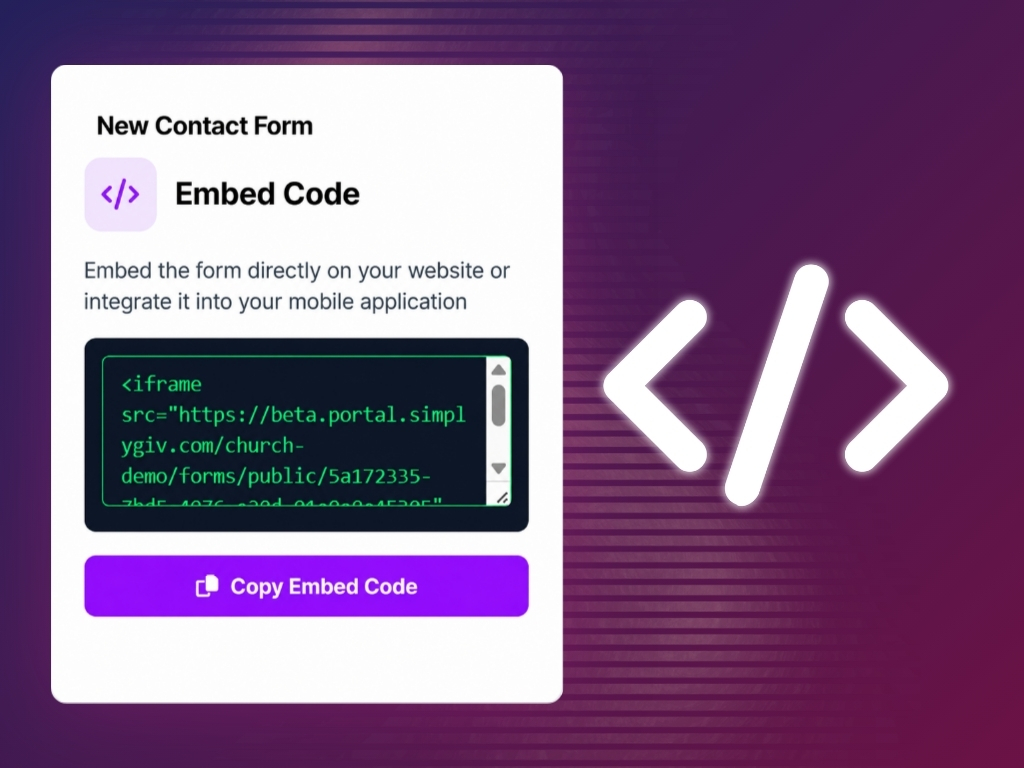 Embedded Membership Forms