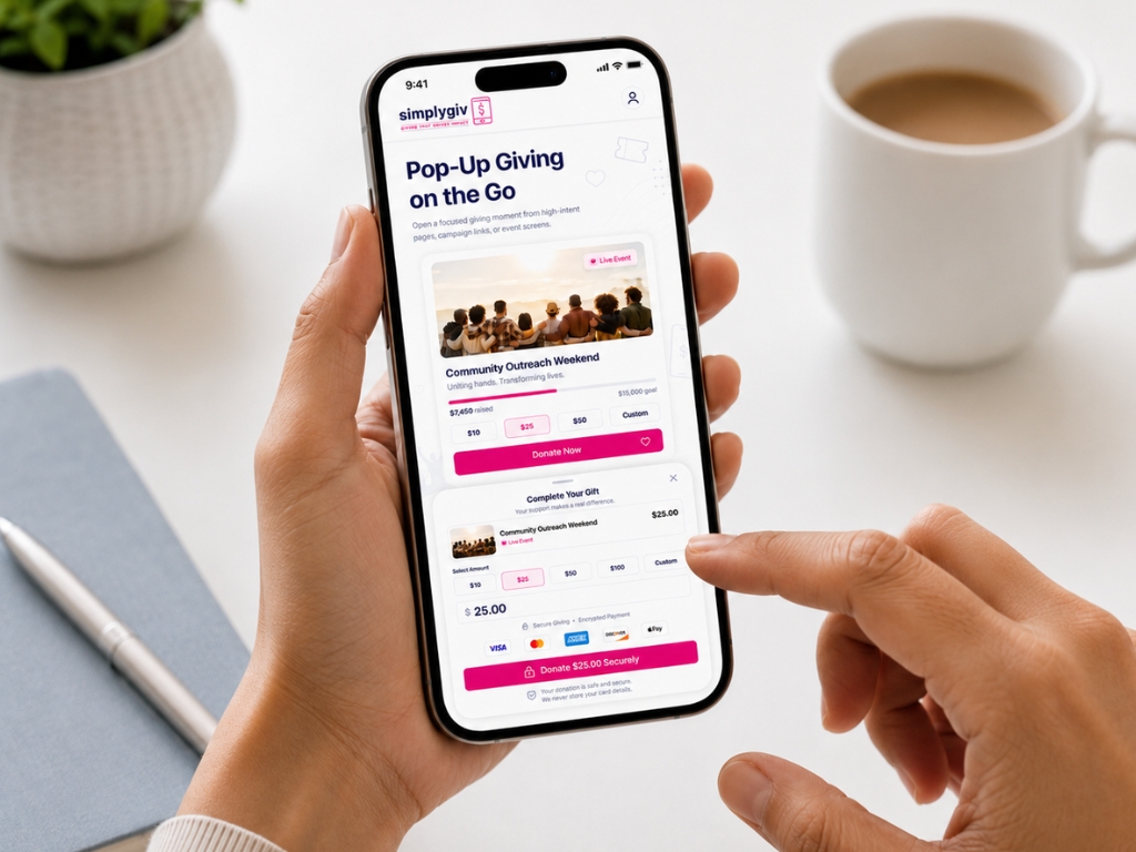Pop-Up Mobile Giving