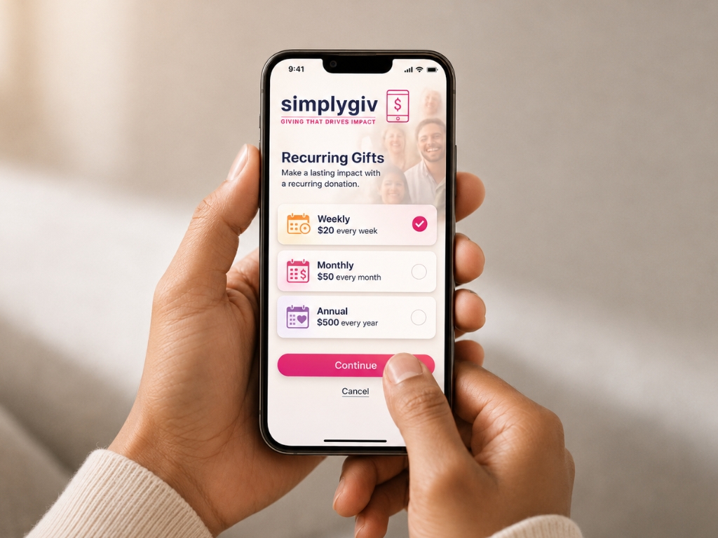 Mobile Recurring Gifts