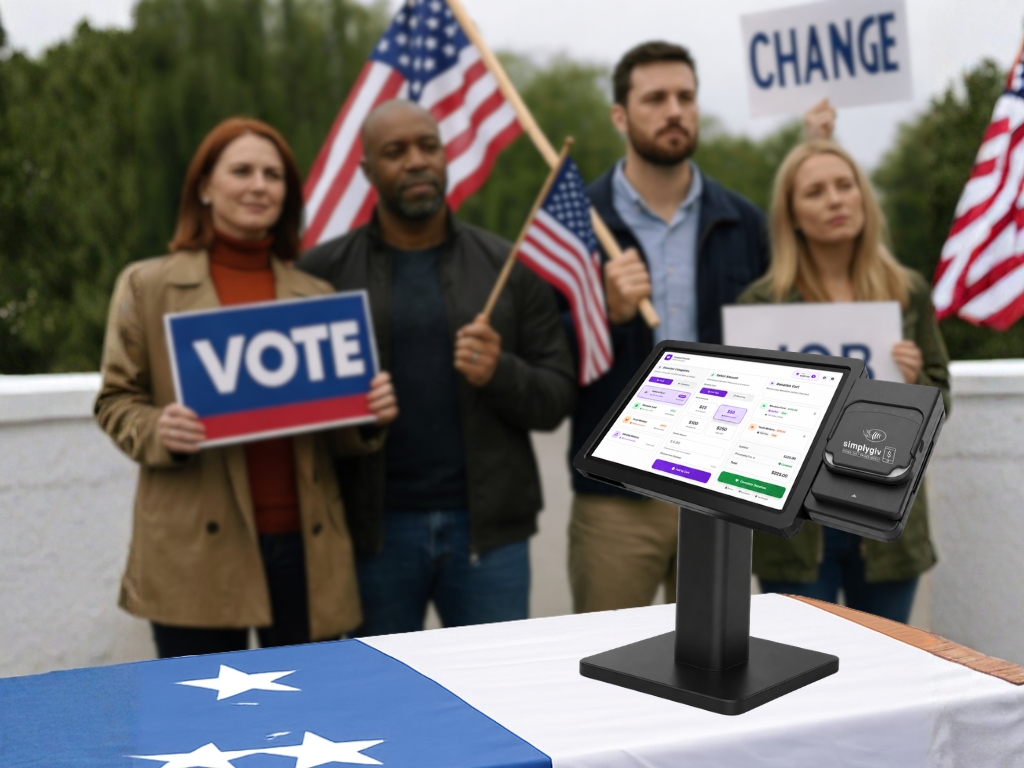 Campaign Table Kiosks