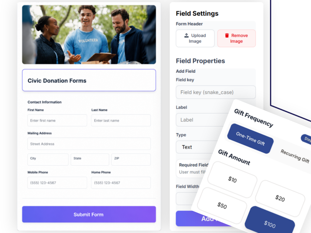 Donation launch