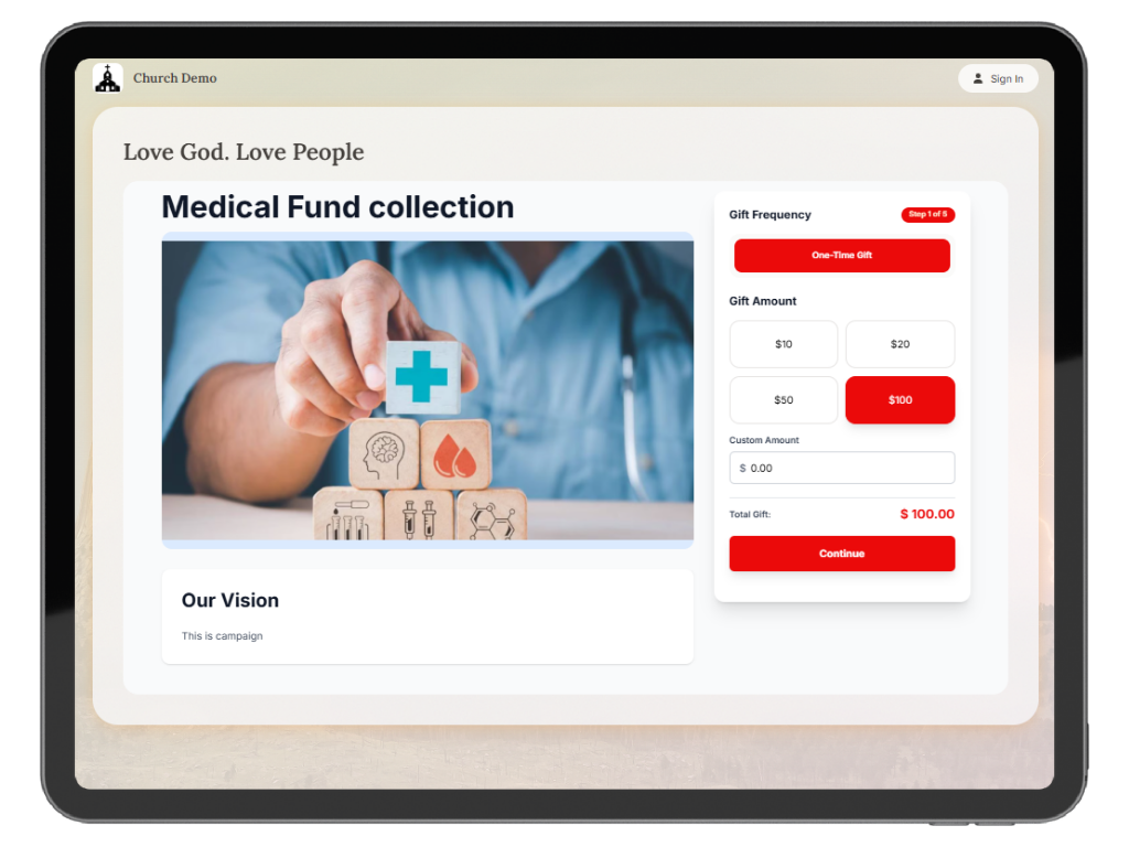 Health & Wellness Fundraising Platform for Medical Causes
