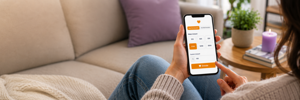 Make Mobile Donations Quick to Complete