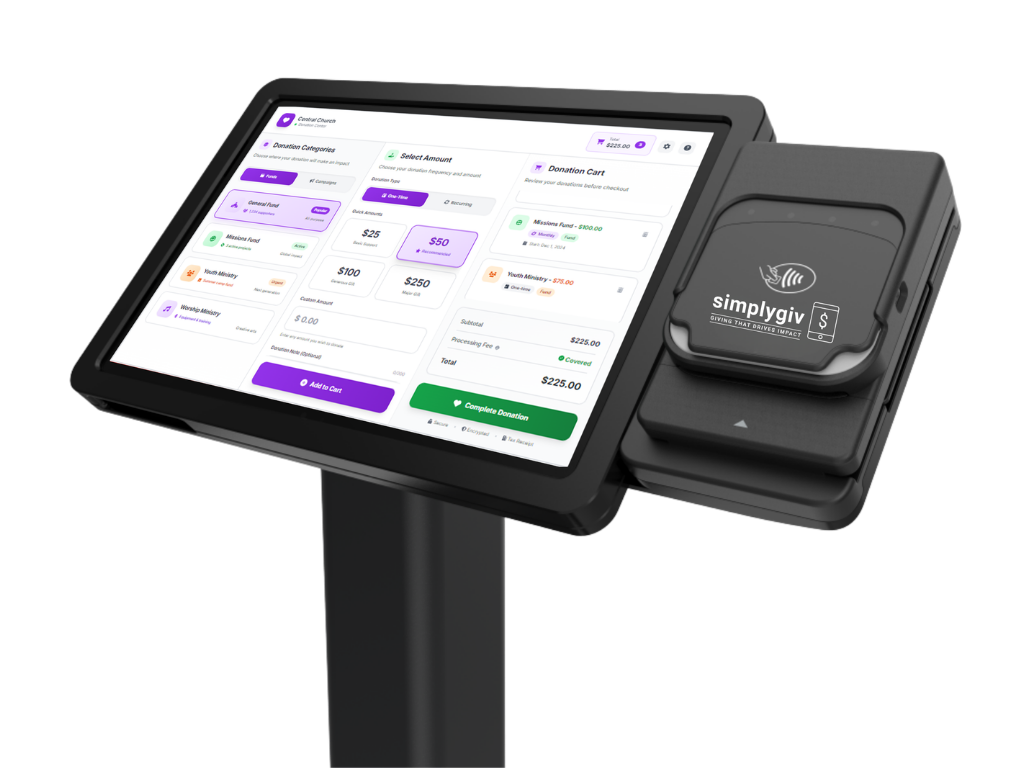 Donation Kiosk Software for Nonprofits and Churches