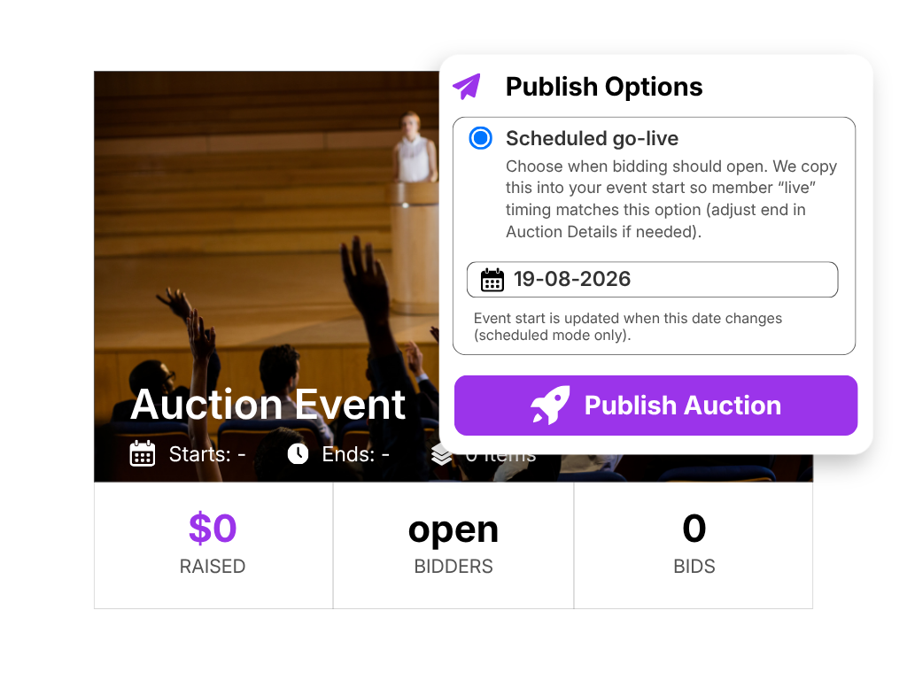 Schedule Bidding In Advance