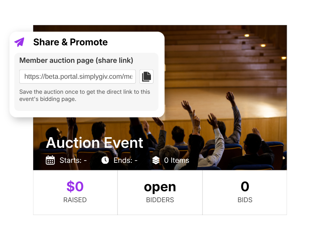 Share Your Auction Page