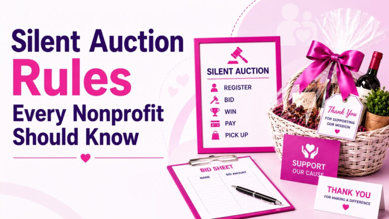 Silent Auction Rules Every Nonprofit Should Know