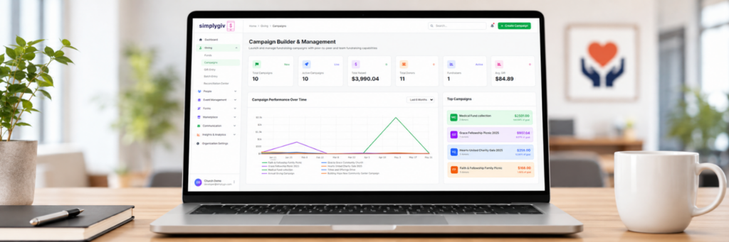 Streamline Donor Management From the First Gift Forward.
