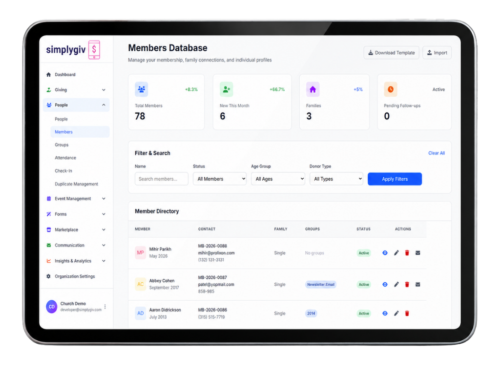 Membership Giving Platform Built for Recurring Support