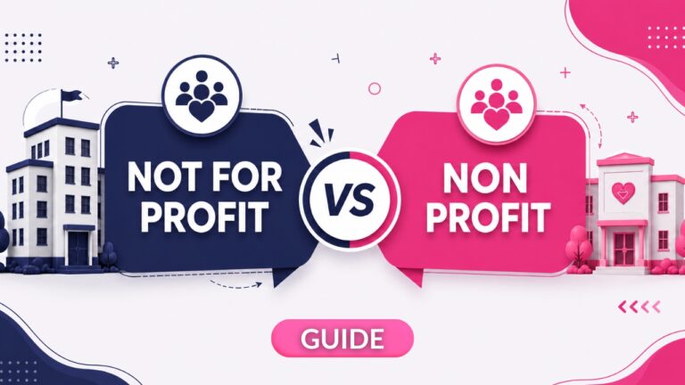 Not for Profit vs Non Profit guide
