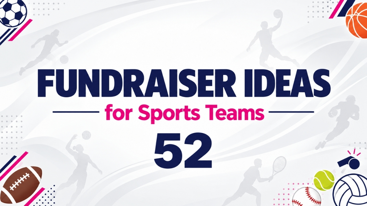 52 Fundraiser Ideas for Sports Teams