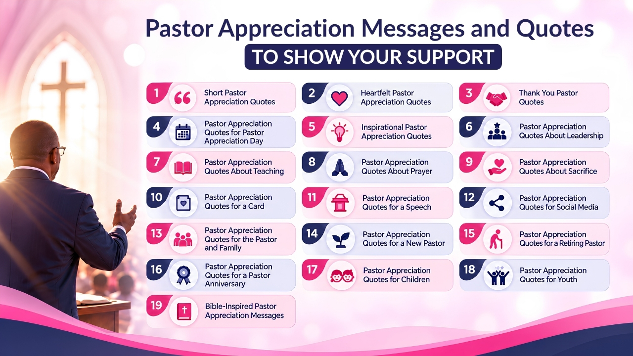 Pastor Appreciation Messages and Quotes to Show Your Support